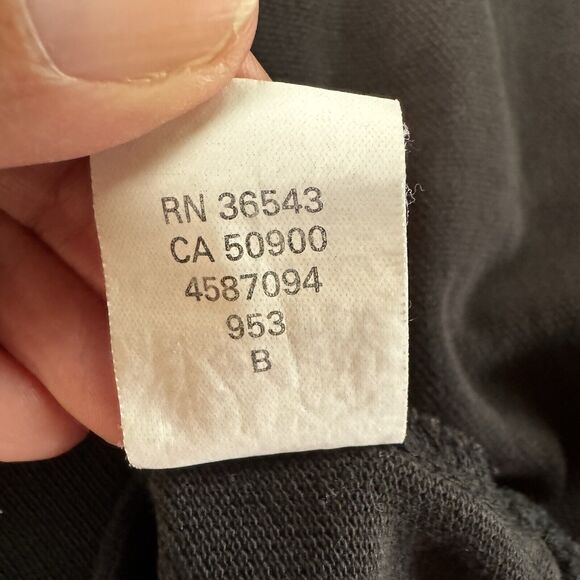 Izod Men’s Polo Shirt Collard Black 1/4 Button Up Short Sleeved Size Large - Picture 10 of 13